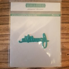 DIE / TROQUEL - FAMILIA - DE MICAELA FERRERO-TEXTO -PALABRA - comprar online