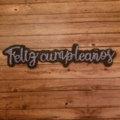 DIE / TROQUEL - FELIZ CUMPLEAÑOS CON BASE - en internet