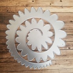 DIE / TROQUEL -MOD 1 - FLOR ESPIRAL GIGANTE -