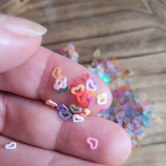 EMBELLECEDORES PARA SHACKERS- DISEÑO CORAZONES - 10 GRS - Scrap Pilar