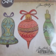 DIE /TROQUEL - FORMAS ADORNO NAVIDAD- SIZZIX TIM HOLTZ 663102 -3 DISEÑOS - comprar online