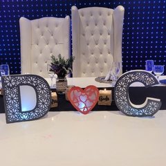 LETRAS CALADAS PARA EVENTOS - Decoración- INICIAL