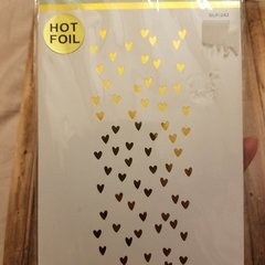 GLIMMER - PLANTILLA DE CORAZONES -GLP 242- SYSTEM HOT FOIL SPELLBINDERS -