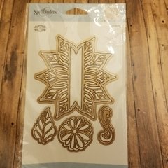 DIE /TROQUEL - GUARDA-FLOR.HOJA- SPELLBINDERS SS-445