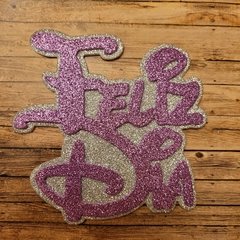 DIE /TROQUEL - FELIZ DÌA DISNEY - TEXTO -PALABRA - - tienda online