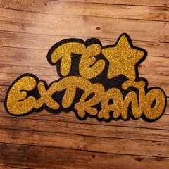 DIE / TROQUEL - TE EXTRAÑO - CON ESTRELLA - - comprar online