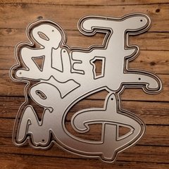 Imagen de DIE /TROQUEL - FELIZ DÌA DISNEY - TEXTO -PALABRA -