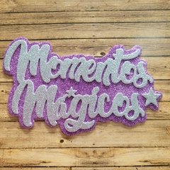 DIE / TROQUEL - MOMENTOS MÀGICOS-CON ESTRELLAS - CON BASE -TEXTO -PALABRA - comprar online