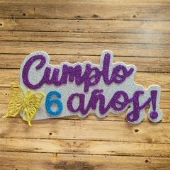 DIE / TROQUEL - CUMPLO AÑOS CON NÙMEROS INTERCAMBIABLES -TEXTO -NÙMEROS en internet