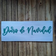 DIE / TROQUEL -DIARIO DE NAVIDAD - PALABRA - TEXTO -
