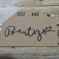 DIE /TROQUEL - MI - SU - BAUTIZO -PALABRAS (3 uni)