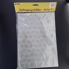 Carpeta de embossing A 4 - MODELO SONAJERO BEBE -