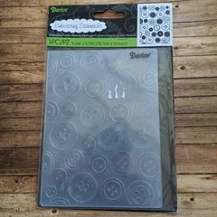 Carpeta de embossing - MODELO BOTONES -12 cm x15 cm - comprar online