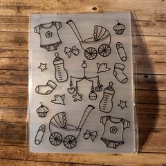 Carpeta de embossing - MODELO BEBÈ- 11 X 14 cm en internet