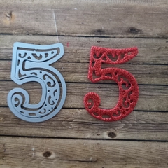 DIES / TROQUEL -NUMEROS LABRADO Y LISO - CON BASE 5 cm - tienda online