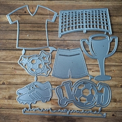 DIE / TROQUEL - SET DE FUTBOL- 8 troqueles - SUPER COMPLETO - MIRÀ - comprar online