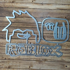 DIE / TROQUEL -LOGO ROBLOX CON BASE Y PERSONAJE - en internet