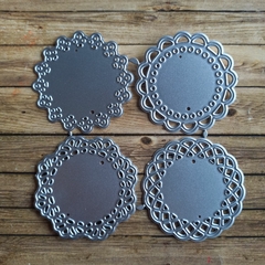 DIE / TROQUEL - SET DE 4 BLONDA CHICAS -