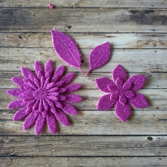 DIE / TROQUEL - FLOR HOJAS VARIOS DISEÑOS - (7 PZAS) - comprar online