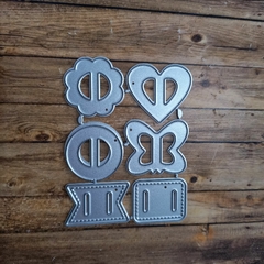 DIE / TROQUEL - FORMAS PASACINTA ( x 6 unid)