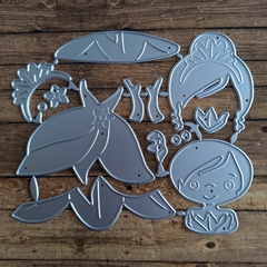 DIE / TROQUEL -PRINCESA DE DISNEY - TIANA DE LA PRINCESA Y EL SAPO - PARA ARMAR -