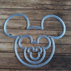 DIE / TROQUEL - MICKEY CON PESPUNTE - ( 3 MEDIDAS DIF ) - PERSONAJES - RATÓN MICKEY -