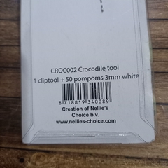 CROCODILE TOOL MANGO ROJO - 1 CLIPTOLL MAS 50 POMPONES en internet