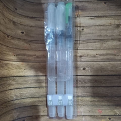 SET DE PINCEL AL AGUA DIFERENTE GROSOR NUMERO 4 ,7 Y 10 - - comprar online