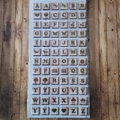 Embellecedores STICKERS - MODELO LETRAS Y NUMEROS EN RELIEVE - - comprar online