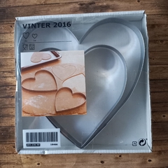 CORTANTE DE GALLETITAS- SET DE 2 CORAZONES- FONDANT - IMPORTADO -