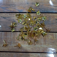BRADS ESTRELLA DORADA - GANCHO MARIPOSA (20 UNID ) - comprar online