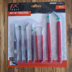 PINZAS DE PRECISION X 7 UNIDADES-