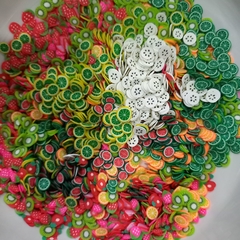 MINI RODAJAS DE FRUTA -Set 1 - DE SILICONA -