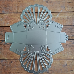 DIE / TROQUEL - CAJA OSTRA MINI PARA SOUVENIRS -DECORACION