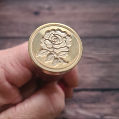 SELLO PARA LACRE - DE BRONCE CON MANGO MADERA - 8 DISEÑOS DIFERENTES - - comprar online