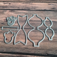 DIE / TROQUEL MOÑO CON HUELLA PERRO! - PARA ARMAR - - comprar online
