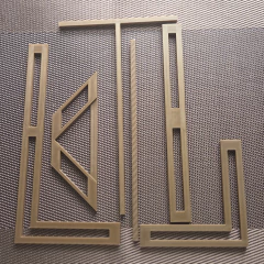 SET DE REGLETAS PARA ENCUADERNADO (6 PIEZAS) - tienda online