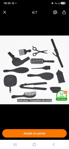 Troquel Set Peluquería - comprar online