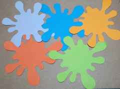 Troquel Diseño Mancha de Pintura - comprar online