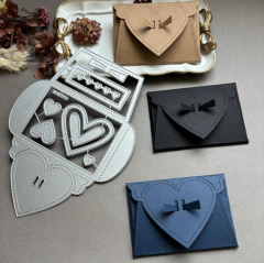Troquel Sobre Con Cierre Corazon Con Accesorios - comprar online