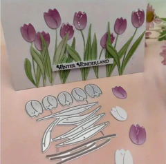 Troquel Tulipanes Para Armar