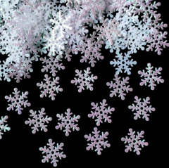 Copos De Nieve De Tela Tornasol Troquelados (x 50 Unidades) - comprar online