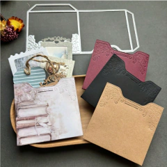Troquel Sobre Elegante Decorado Con Embossing en internet