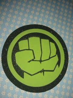 DIE / TROQUEL - PUÑO DE SUPERHÉROE VERDE - comprar online