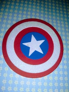 DIE / TROQUEL - ESCUDO DE SUPERHÉROE CAPITAN AMÉRICA - comprar online