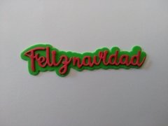 DIE / TROQUEL - FELIZ NAVIDAD MOD.2 CON BASE - TEXTO -PALABRAS - comprar online