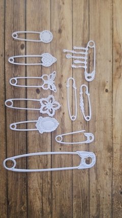 DIE /TROQUEL -SET ALFILERES - GANCHOS - DECORADOS-GANCHOS ( x10 uni ) bebe en internet