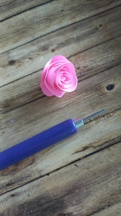 DIE / TROQUEL - FLOR ESPIRAL CHICA CON DOS HOJAS - - comprar online