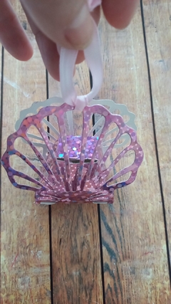 DIE / TROQUEL - CAJA OSTRA MINI PARA SOUVENIRS -DECORACION - tienda online