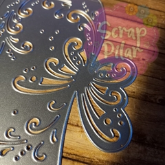 DIE /TROQUEL -SOLAPA DE MARIPOSA PARA TARJETA O SOBRE- - comprar online